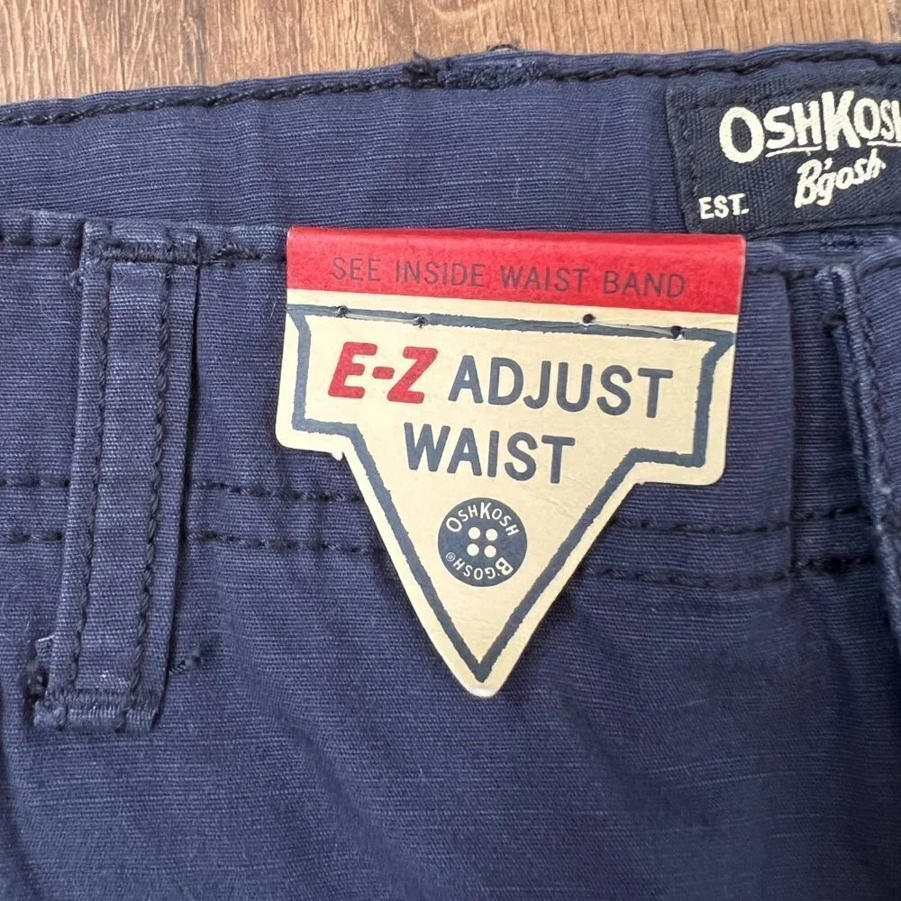 NEW OshKosh Navy Blue Cargo Pants Sz 12